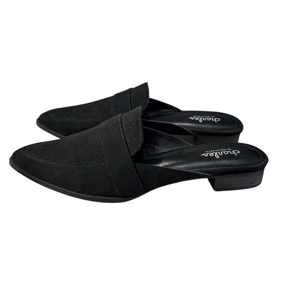 Charles by Charles David Leather Perforated Mules - Picture 4 of 7